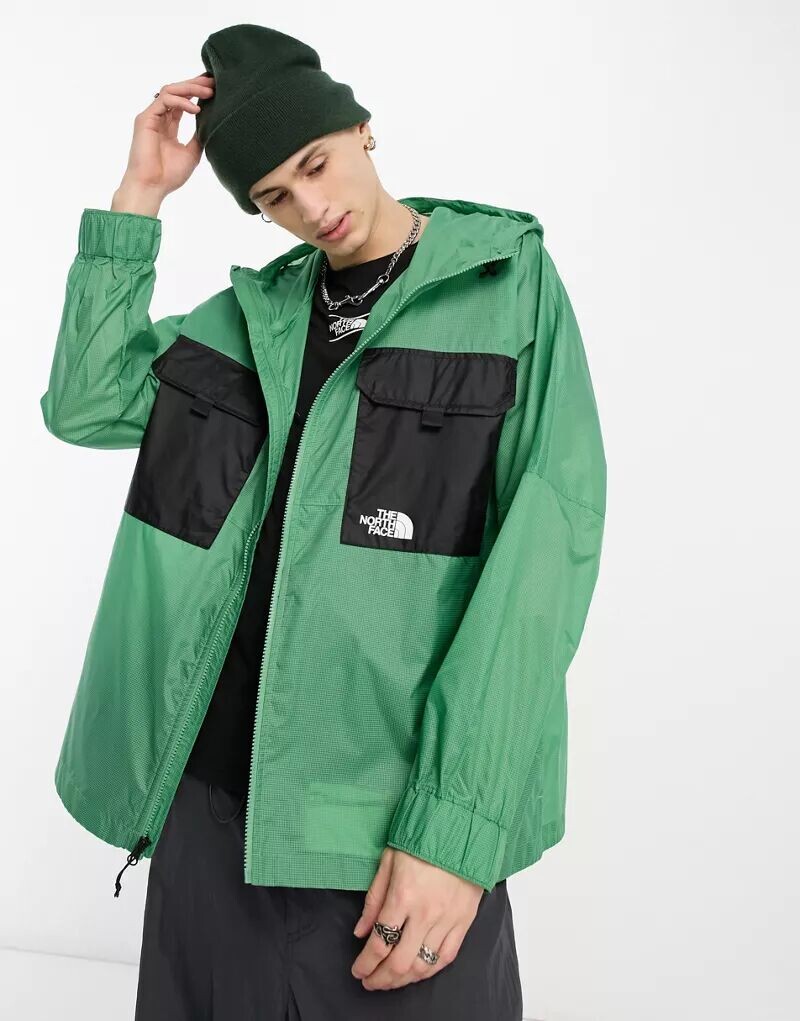 

Зеленая водоотталкивающая куртка с капюшоном The North Face Nekkar, эксклюзивно для ASOS
