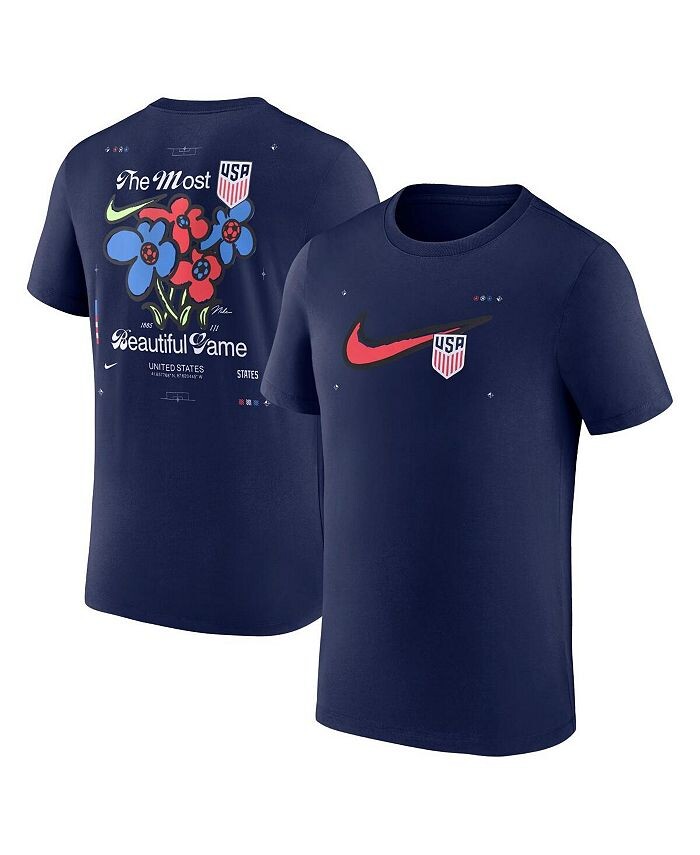 

Мужская темно-синяя футболка USMNT Originals Nike, синий