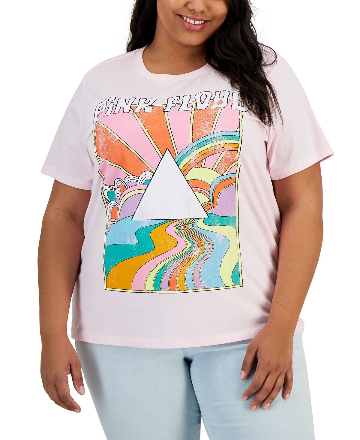

Футболка с рисунком Pink Floyd больших размеров Grayson Threads Black