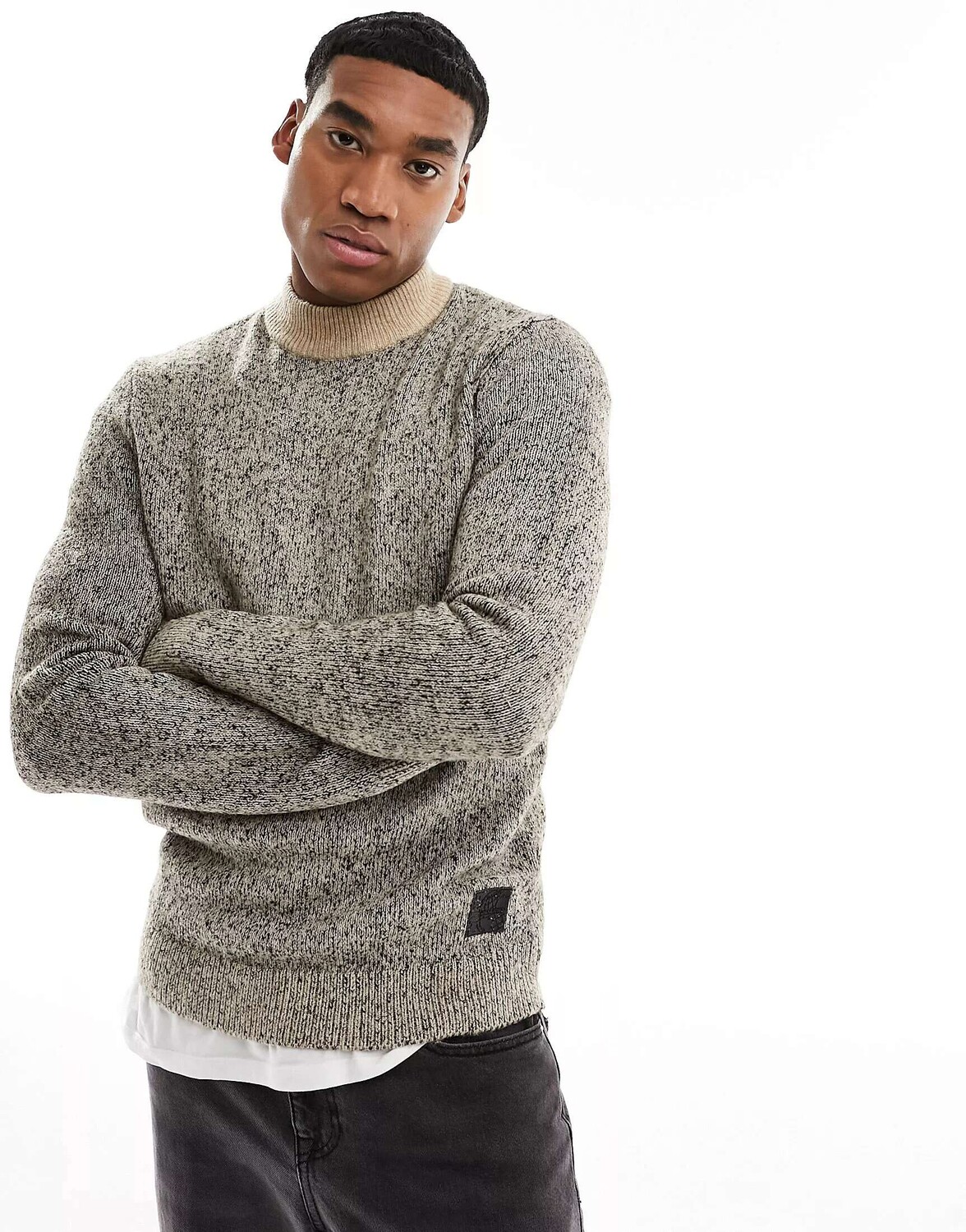 

Бежевый крученый джемпер Jack & Jones