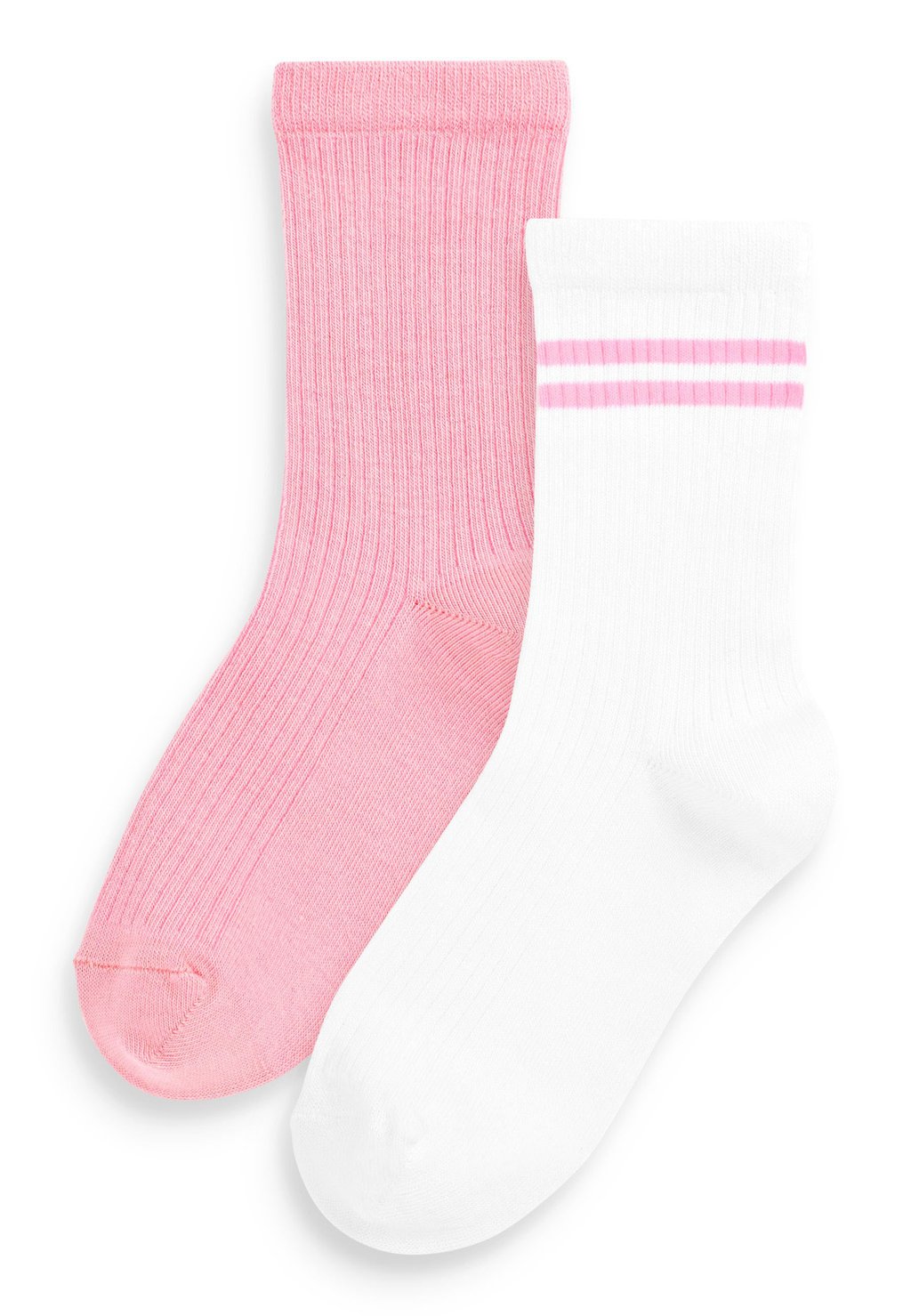 pink and white angel Носки 2 Pack Rich Ankle Sport Next, цвет pink and white