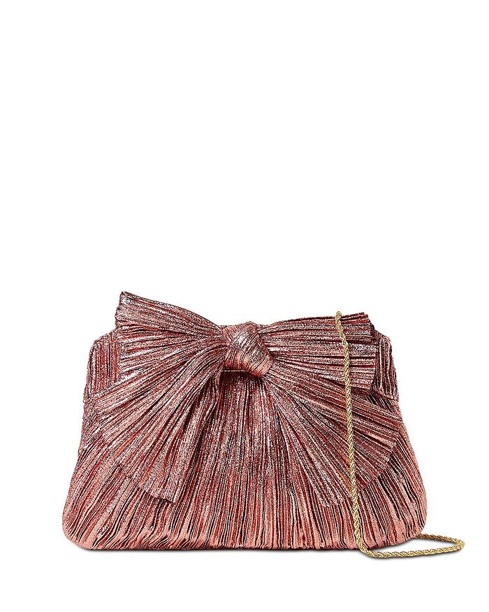 

Маленький плиссированный клатч Rayne с бантом Loeffler Randall