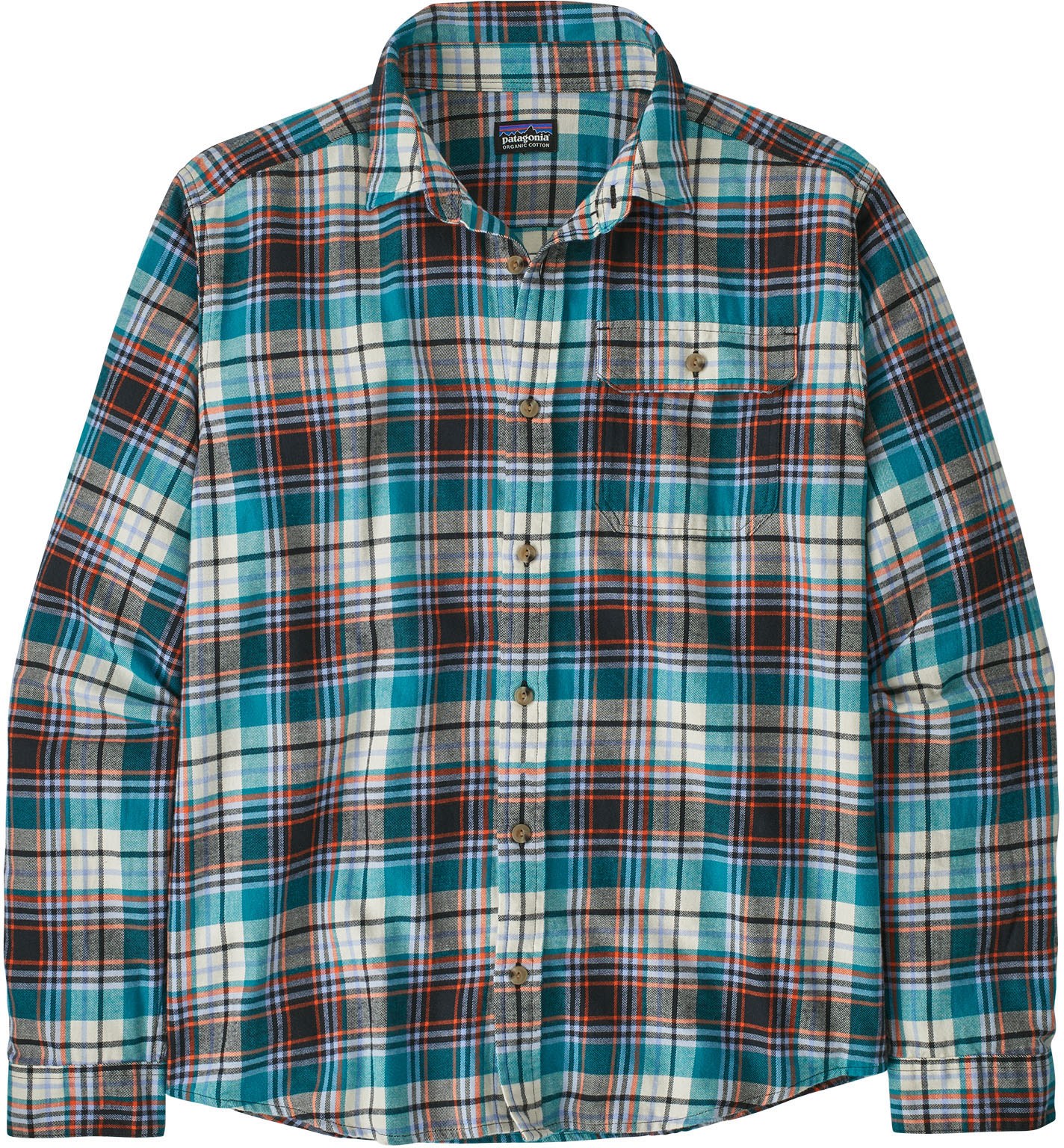 Хлопковая фланелевая рубашка с длинными рукавами Conversion Fjord — мужская Patagonia, синий новинка 2022 мужская фланелевая рубашка в клетку весна осень мужская повседневная рубашка с длинными рукавами размеры сша s m l xl 2xl