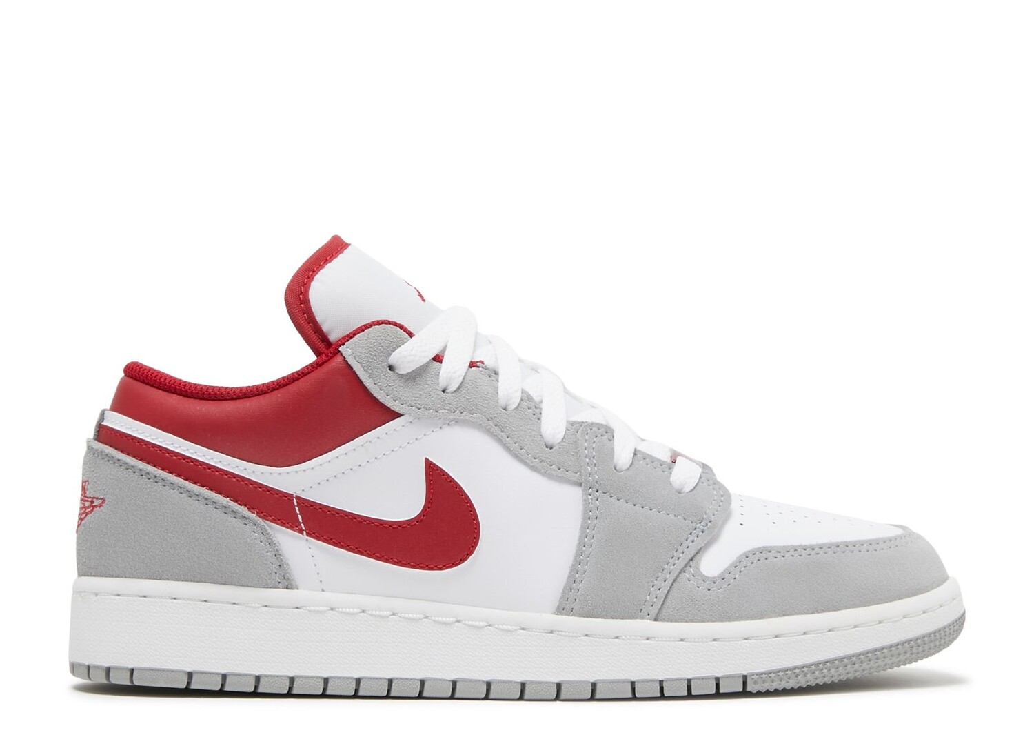 

Кроссовки Air Jordan Air Jordan 1 Low Se Gs 'Light Smoke Grey Gym Red', серый