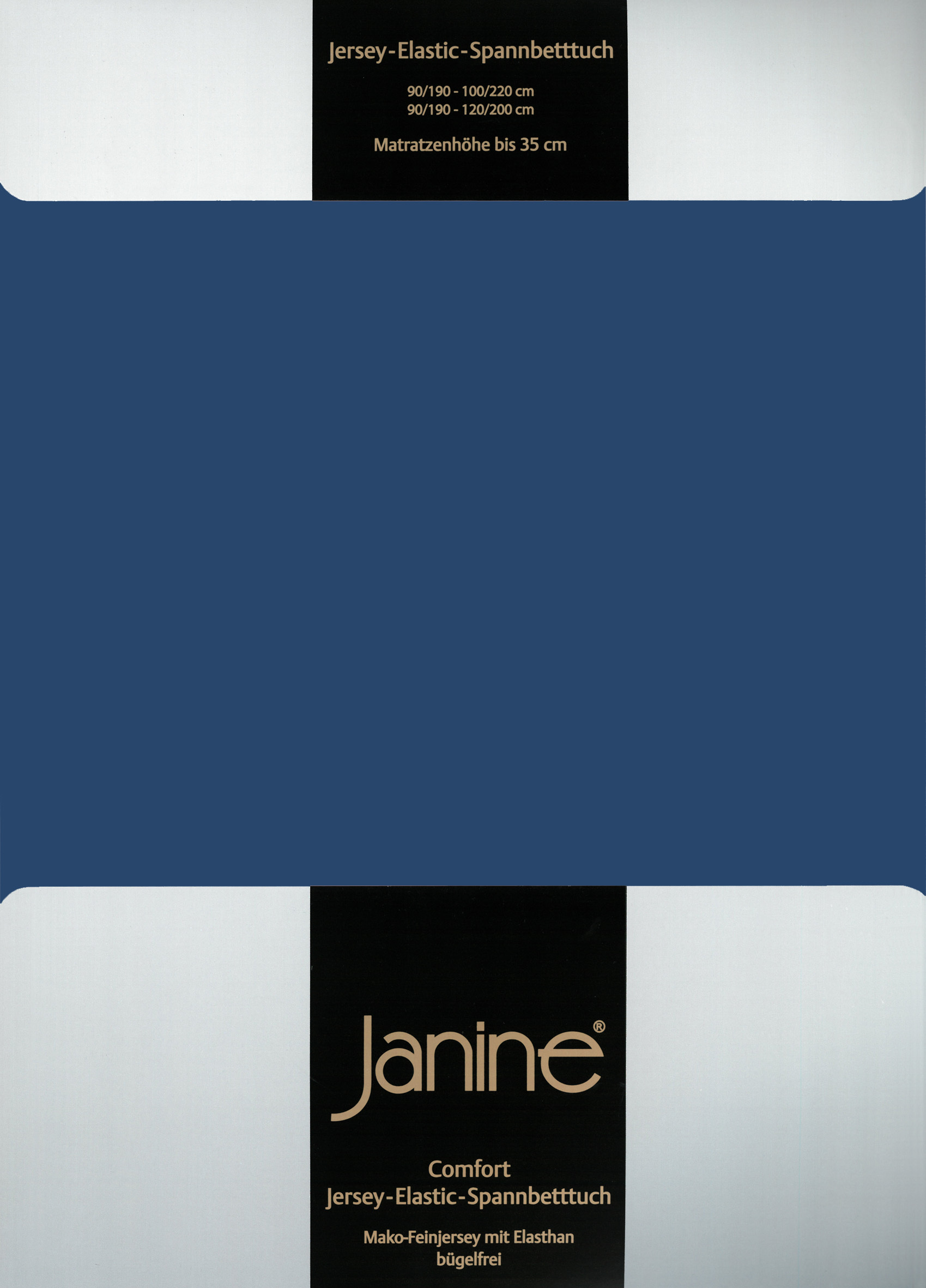Простыня Janine Elastic Jersey, морской простыня janine elastic jersey морской