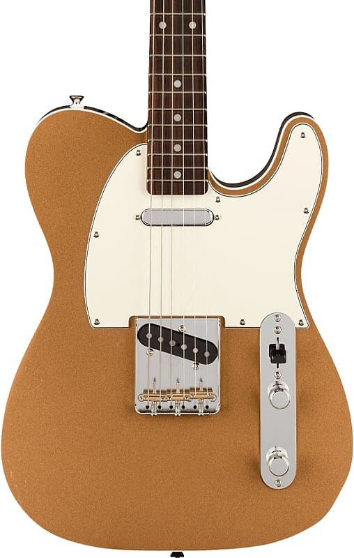 

Электрогитара Fender JV Modified 60s Custom Telecaster Electric Guitar. Rosewood Fingerboard, Firemist Gold