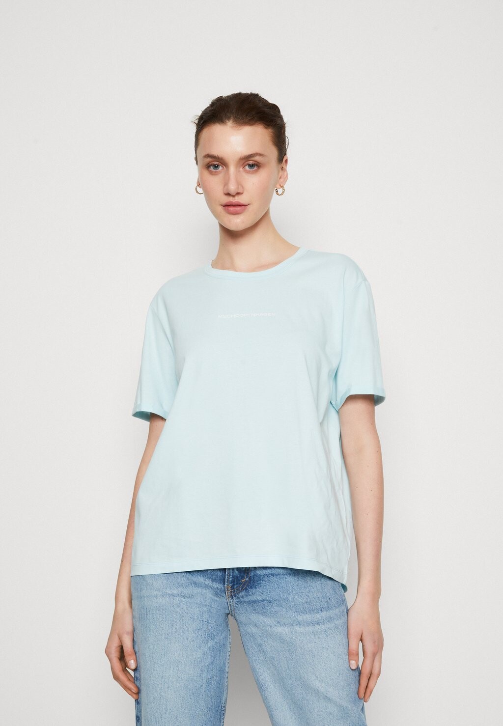 

Футболка Basic Moss Copenhagen, Синий