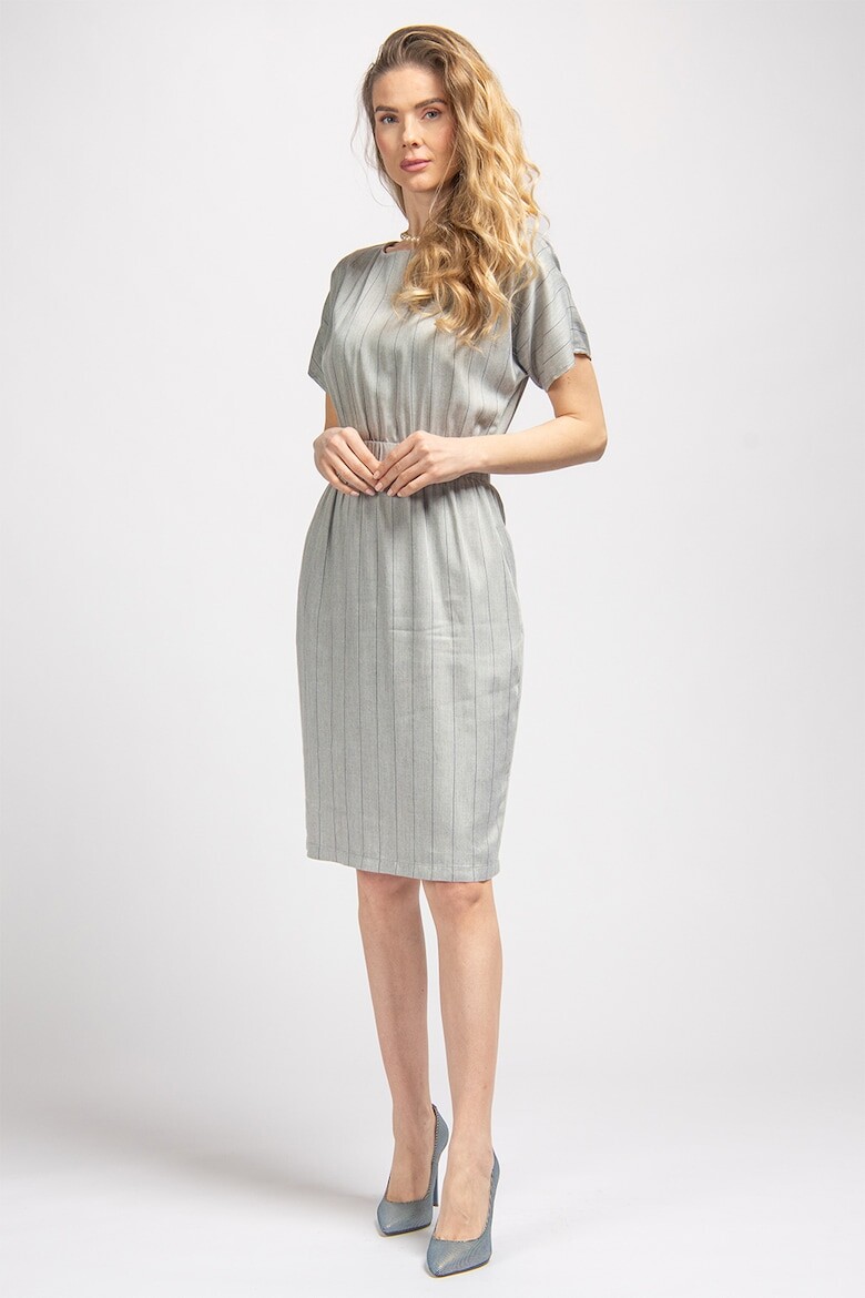 

Вырезанное хлопковое платье Couture De Marie, серый