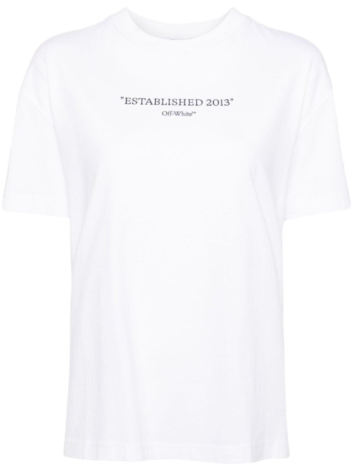 

Футболка с принтом Est' 2013 Off-White, белый
