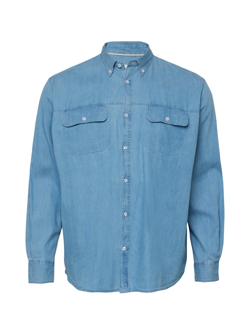 

Комфортная рубашка на пуговицах s.Oliver Men Big Sizes, синий