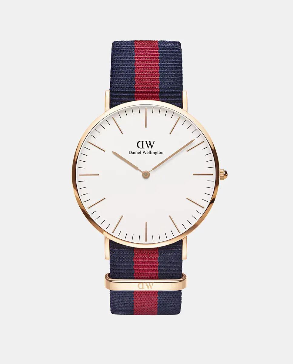 

Классические двухцветные мужские часы DW00100001 NATO Daniel Wellington, мультиколор