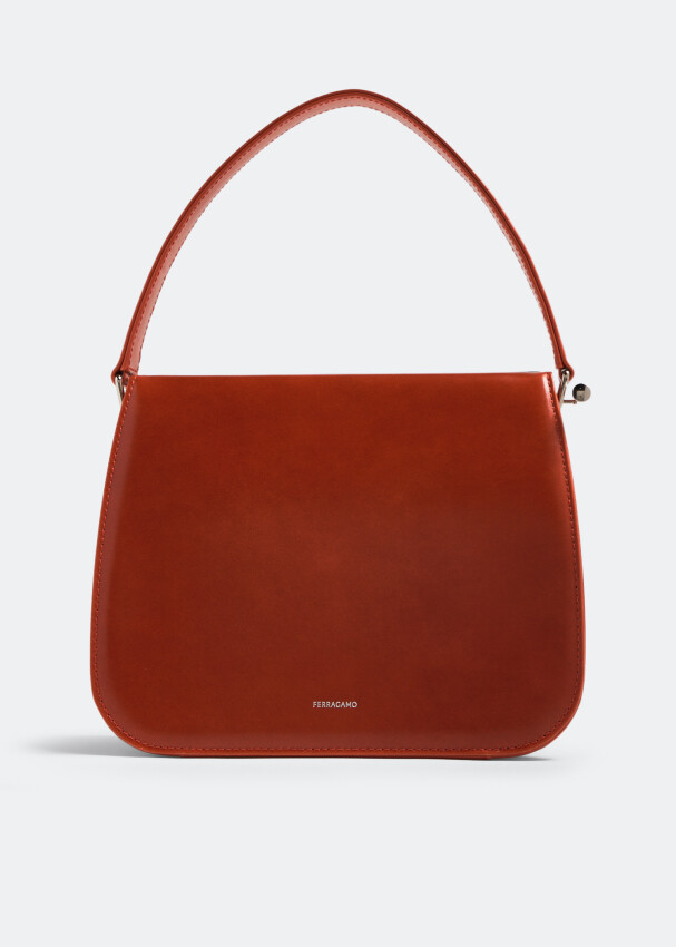 

Сумка Ferragamo Semi-Rigid S Handbag, оранжевый