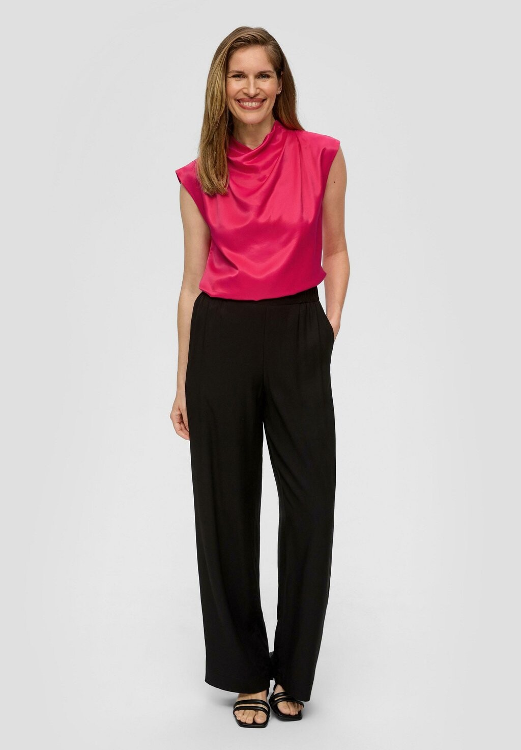 

Блузка s.Oliver BLACK LABEL, цвет pink