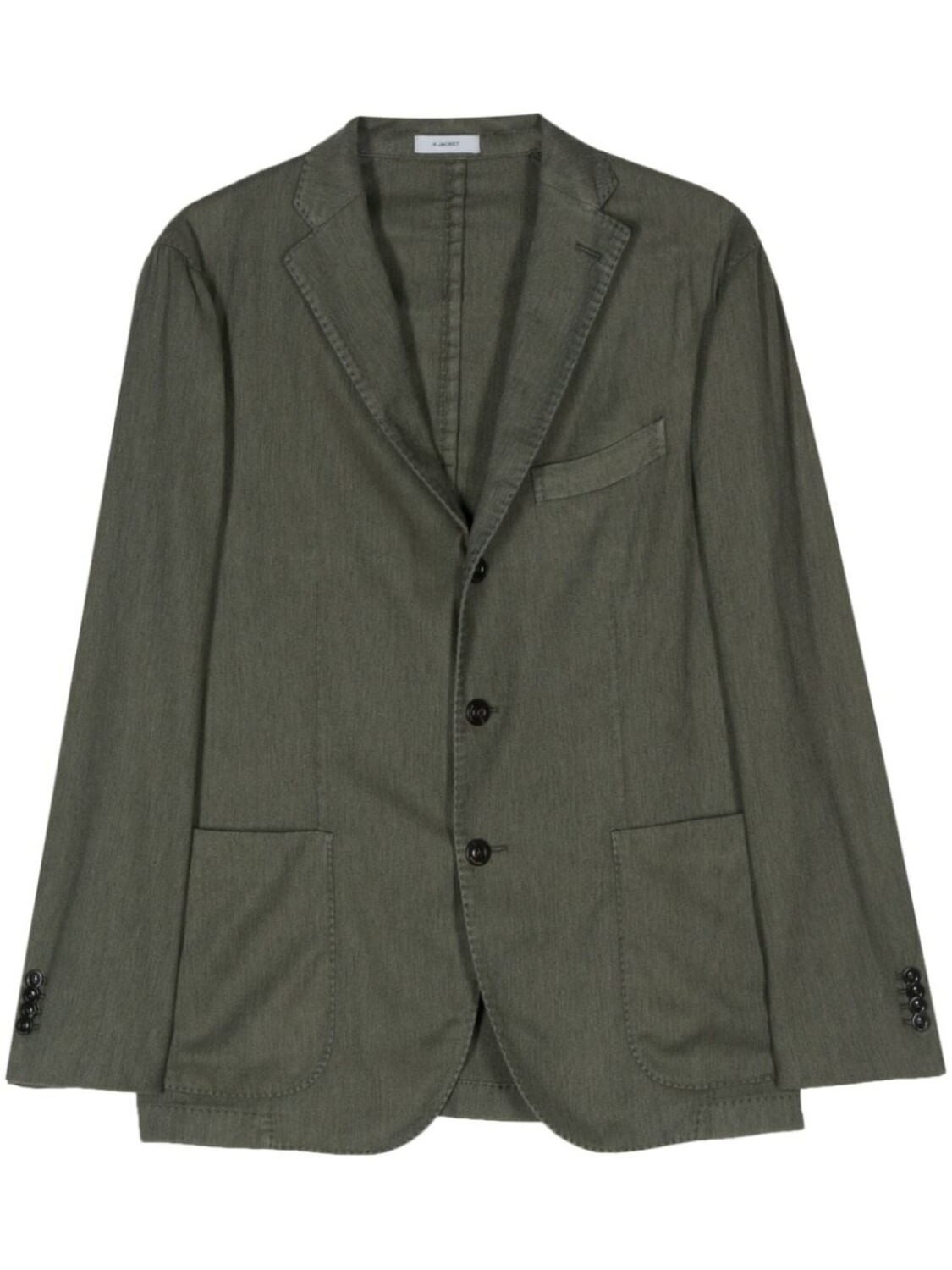 

Однобортный пиджак K-Jacket Boglioli, зеленый