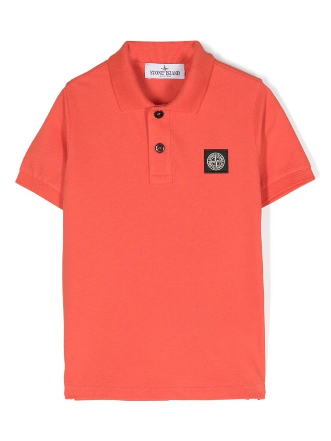 

Stone Island Junior рубашка поло с логотипом Compass, оранжевый