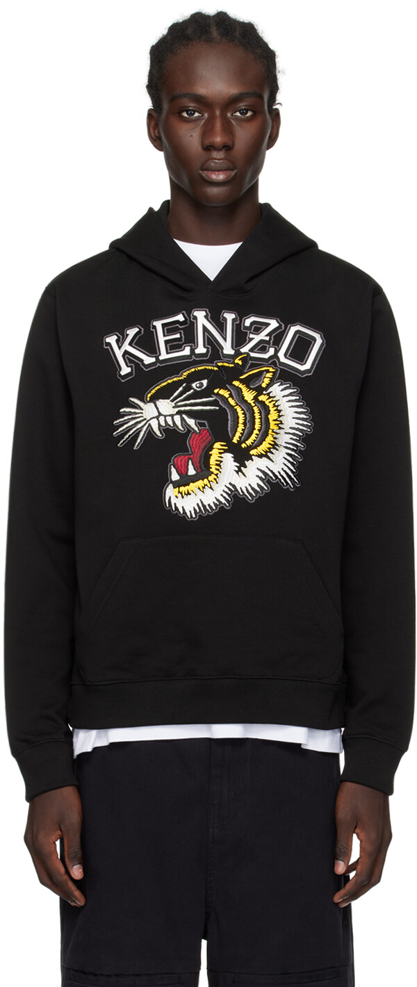 

Черный - Толстовка с капюшоном Paris Tiger Varsity Kenzo