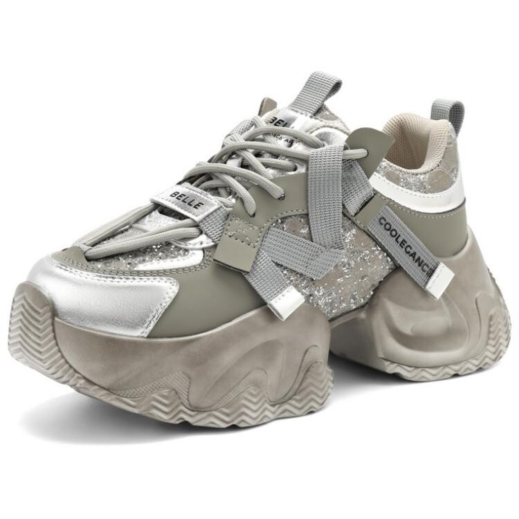 

Кроссовки BELLE Chunky Sneakers Women's Low-top, бежевый
