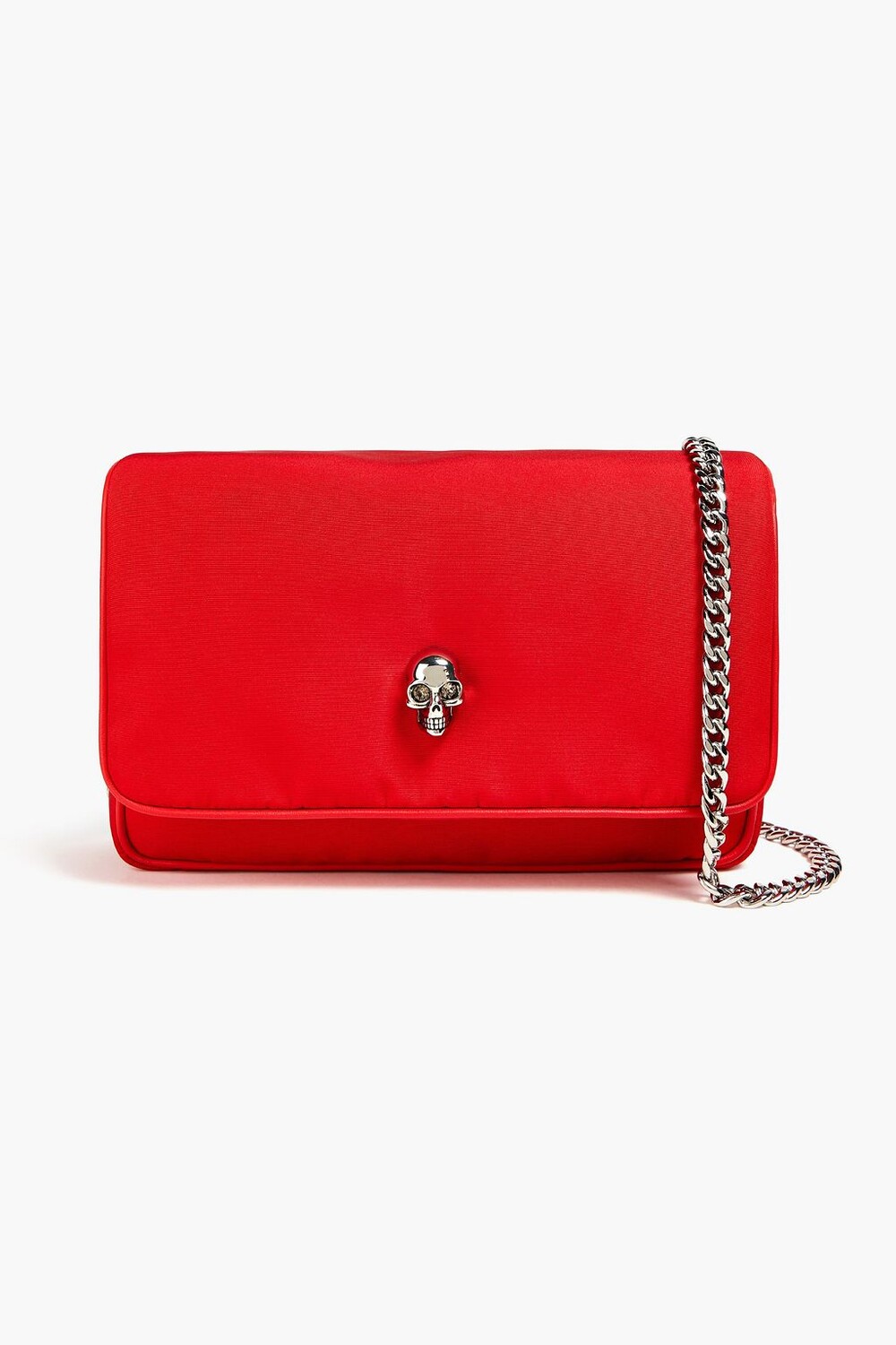 

Сумка на плечо Skull из файля ALEXANDER MCQUEEN, красный