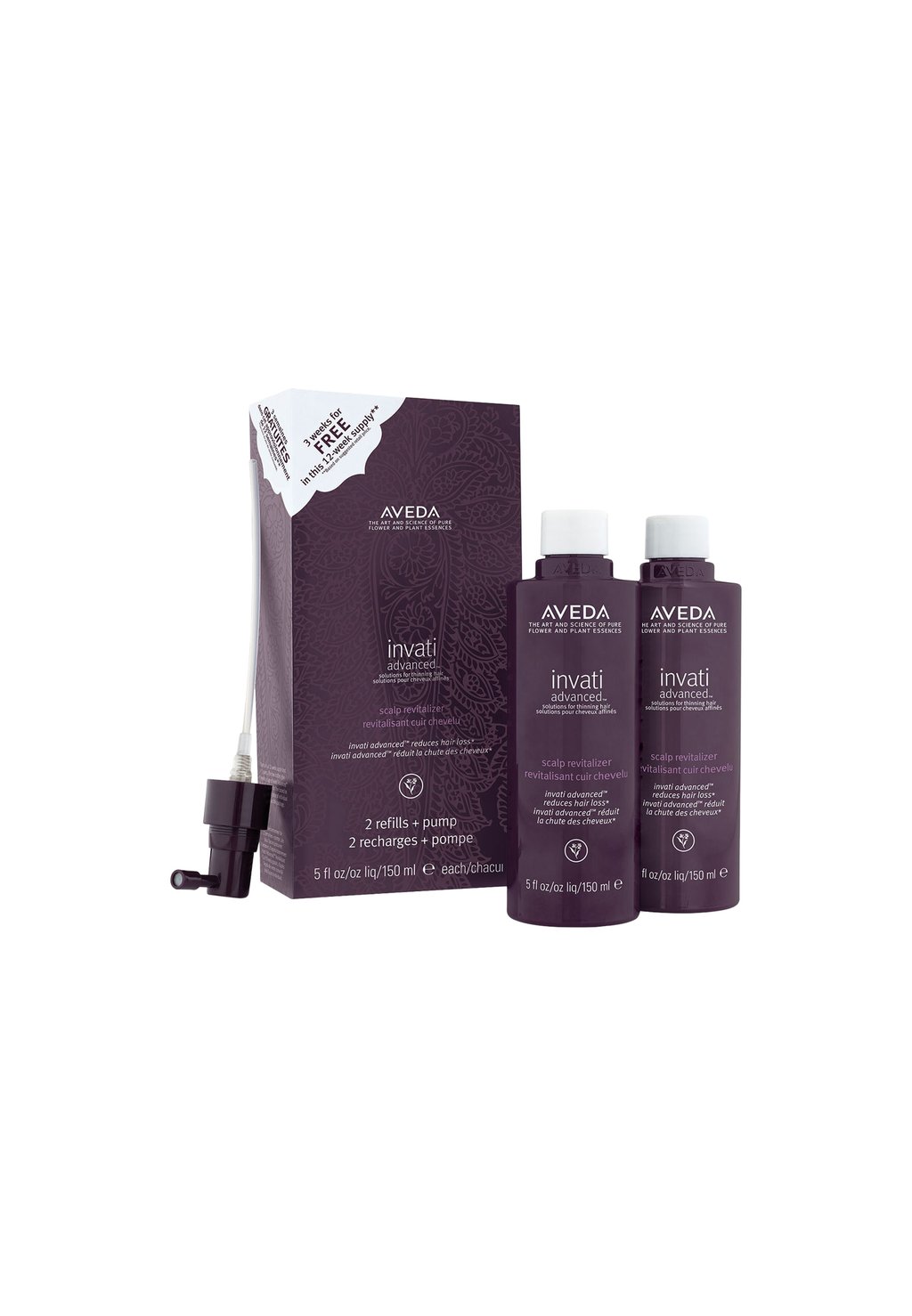 Уход за волосами Invati Advanced Scalp Revitalizer Duo Aveda сыворотка для кожи головы активизирующая aveda invati advanced scalp revitalizer 150 мл