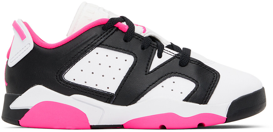 

Nike Jordan Kids Бело-розовые кроссовки Jordan 6 Retro Low Little Kids