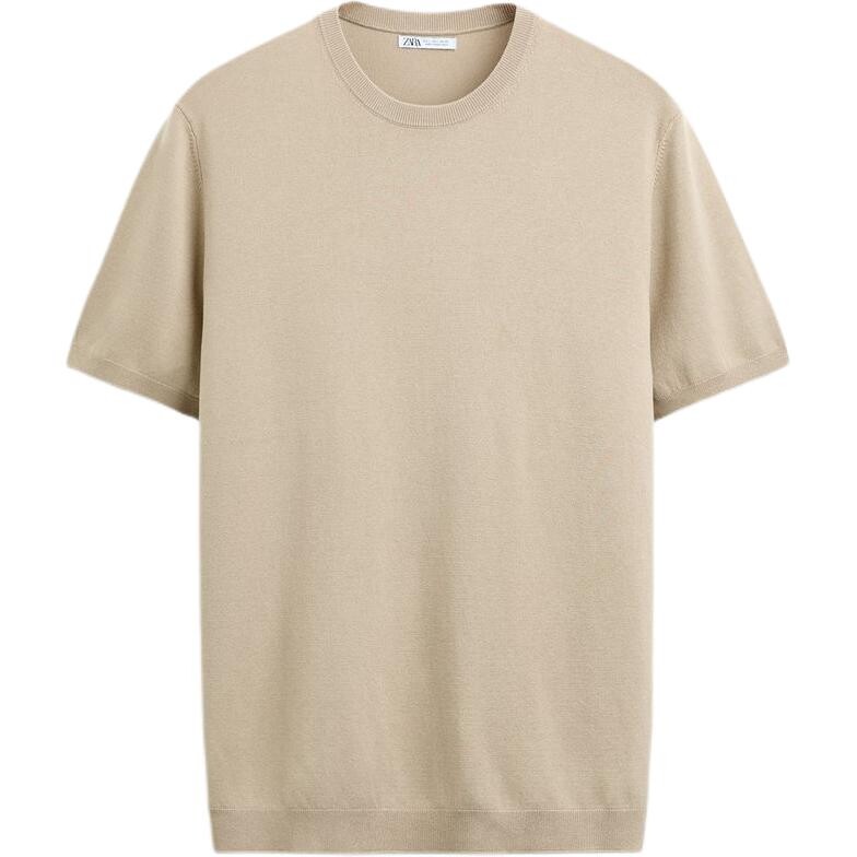 

Футболка мужская песочная Zara, цвет Sand
