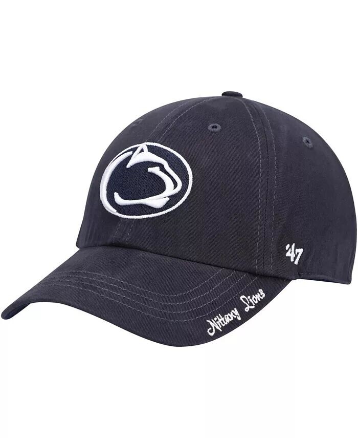 

Женская темно-синяя регулируемая шляпа Penn State Nittany Lions Miata Clean Up '47 Brand, синий