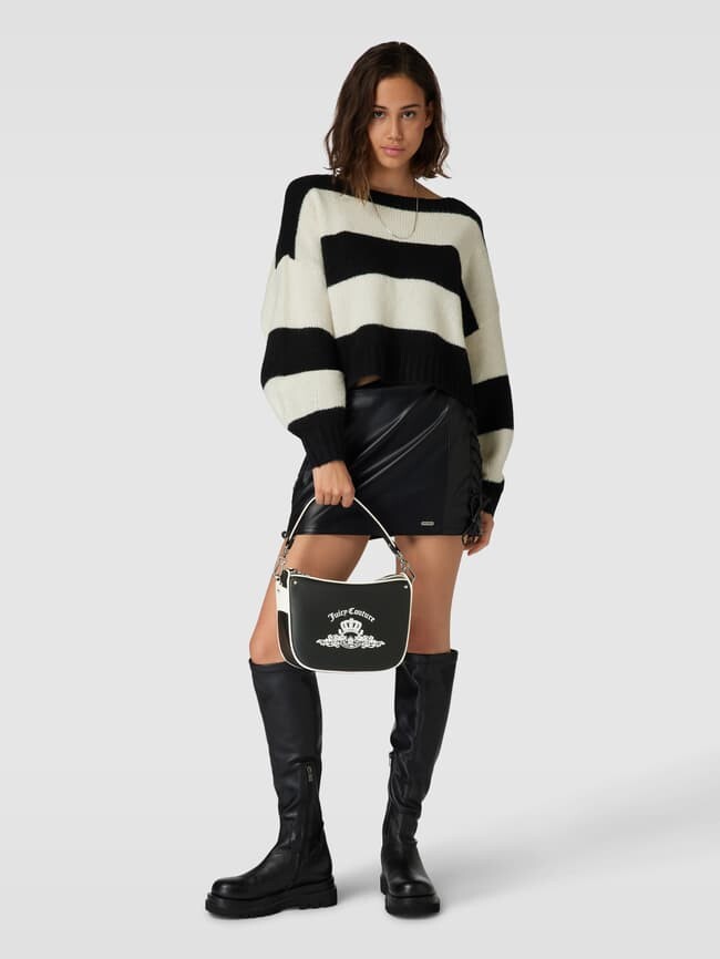 

Сумка через плечо с детальной этикеткой, модель HEATHER Juicy Couture, черный