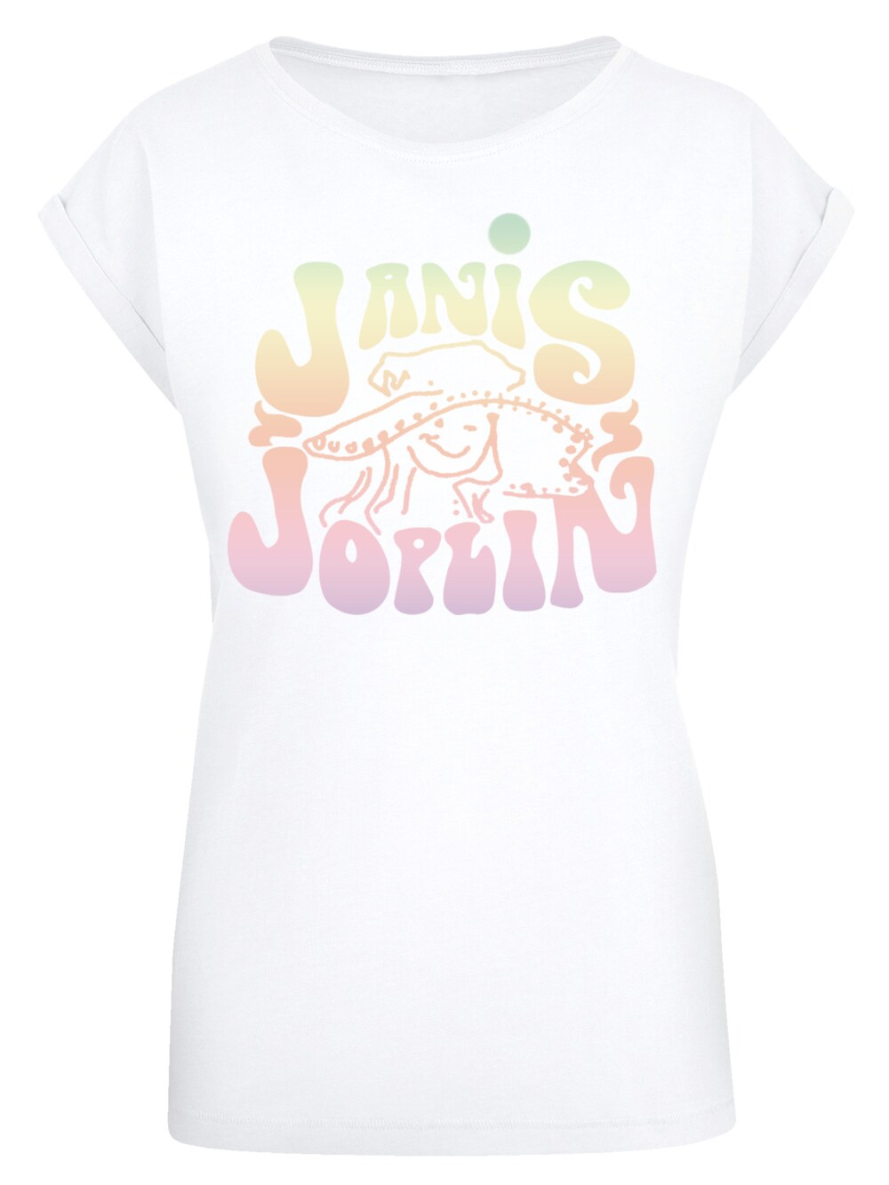 Рубашка F4NT4STIC Janis Joplin, белый janis joplin pearl 12 винил