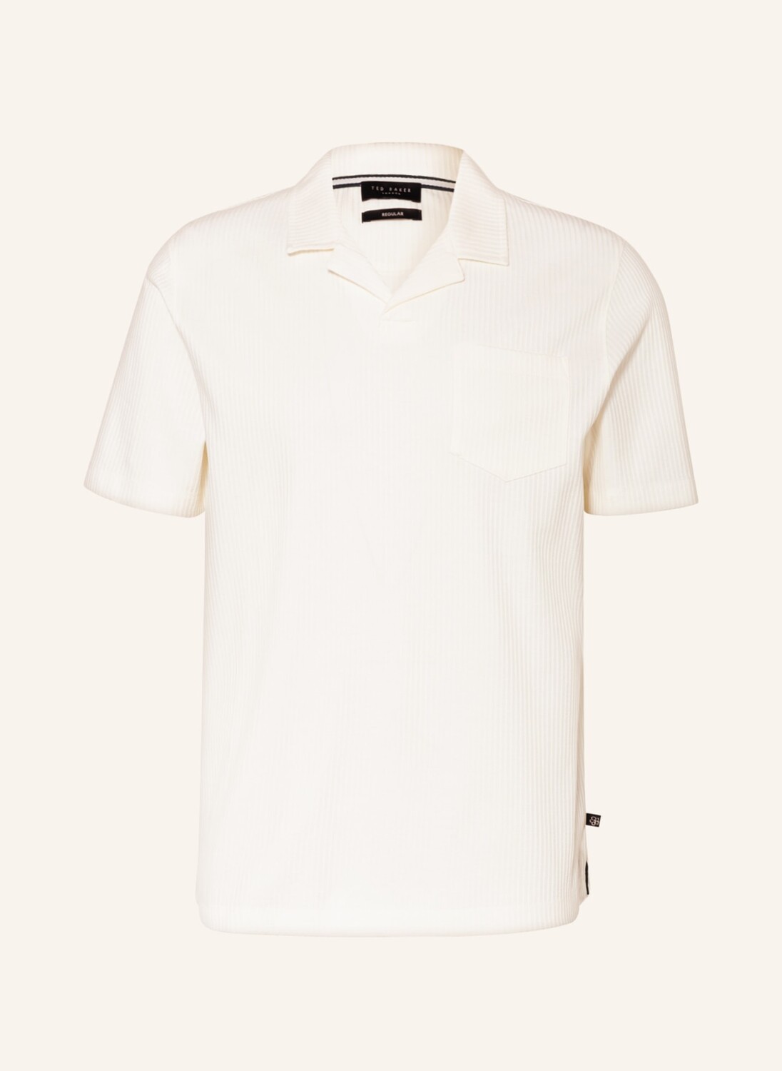

Рубашка поло TED BAKER Jersey ARKES Regular Fit, кремовый