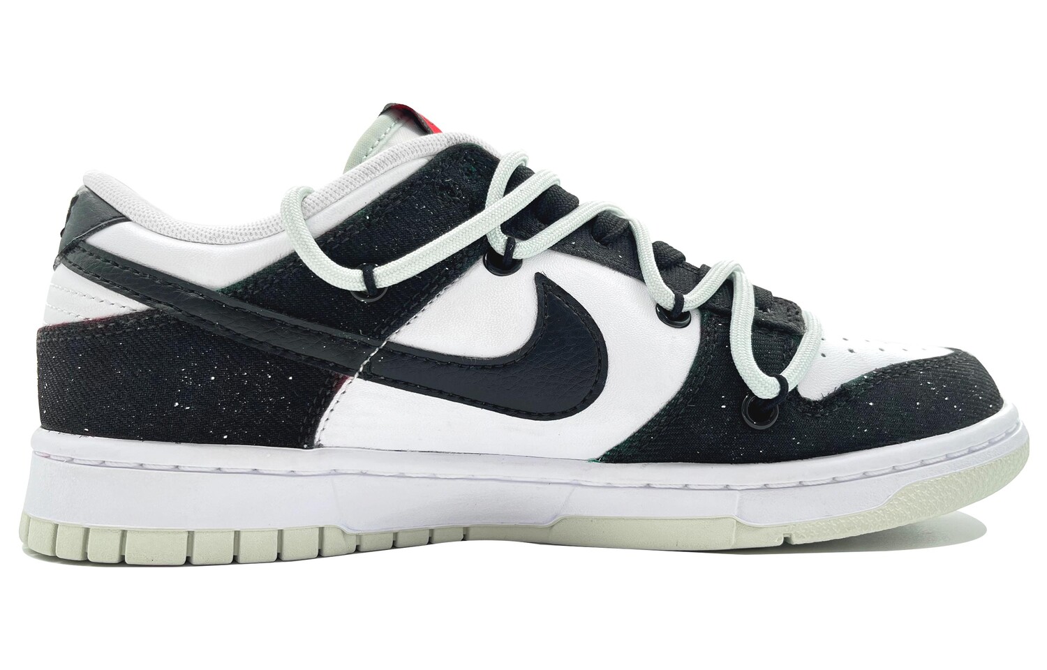 

Кроссовки Nike Dunk Skateboarding Shoes Men Low-top Black, белый
