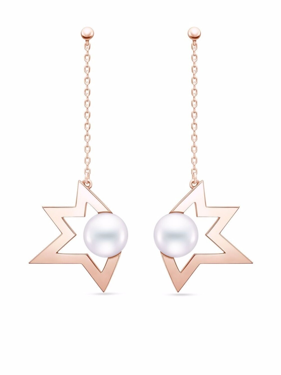 

Серьги Collection Line Comet Plus из розового золота с жемчугом TASAKI, розовый