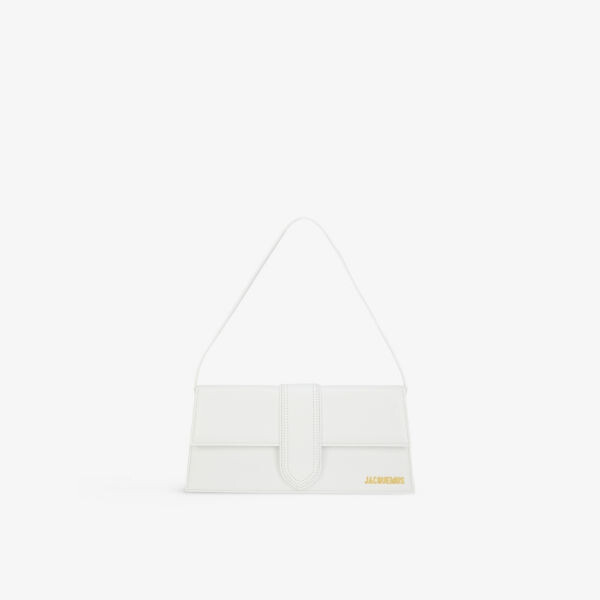 

Le Bambino Длинная кожаная сумка через плечо Jacquemus, белый