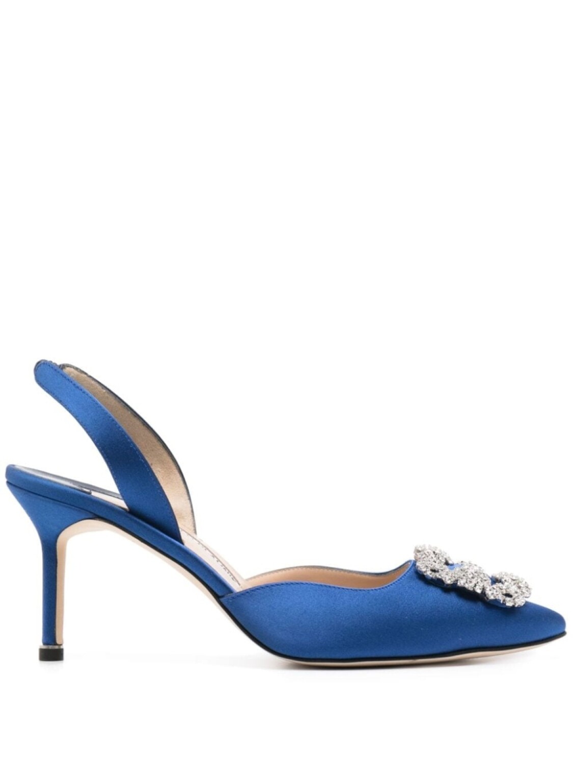 

Manolo Blahnik туфли Hangisli 85 с ремешком на пятке, синий