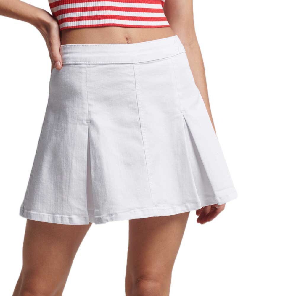 

Юбка Superdry Vintage A Line Pleat, белый