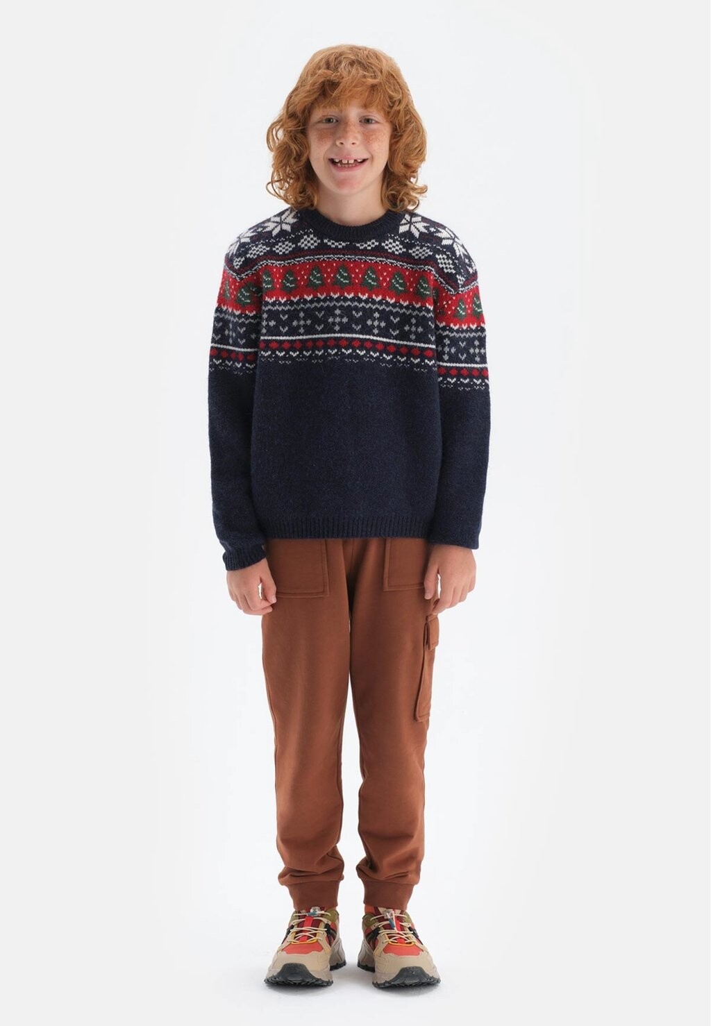 

Джемпер вязаный CREW NECK REGULAR DAGI, цвет dark blue
