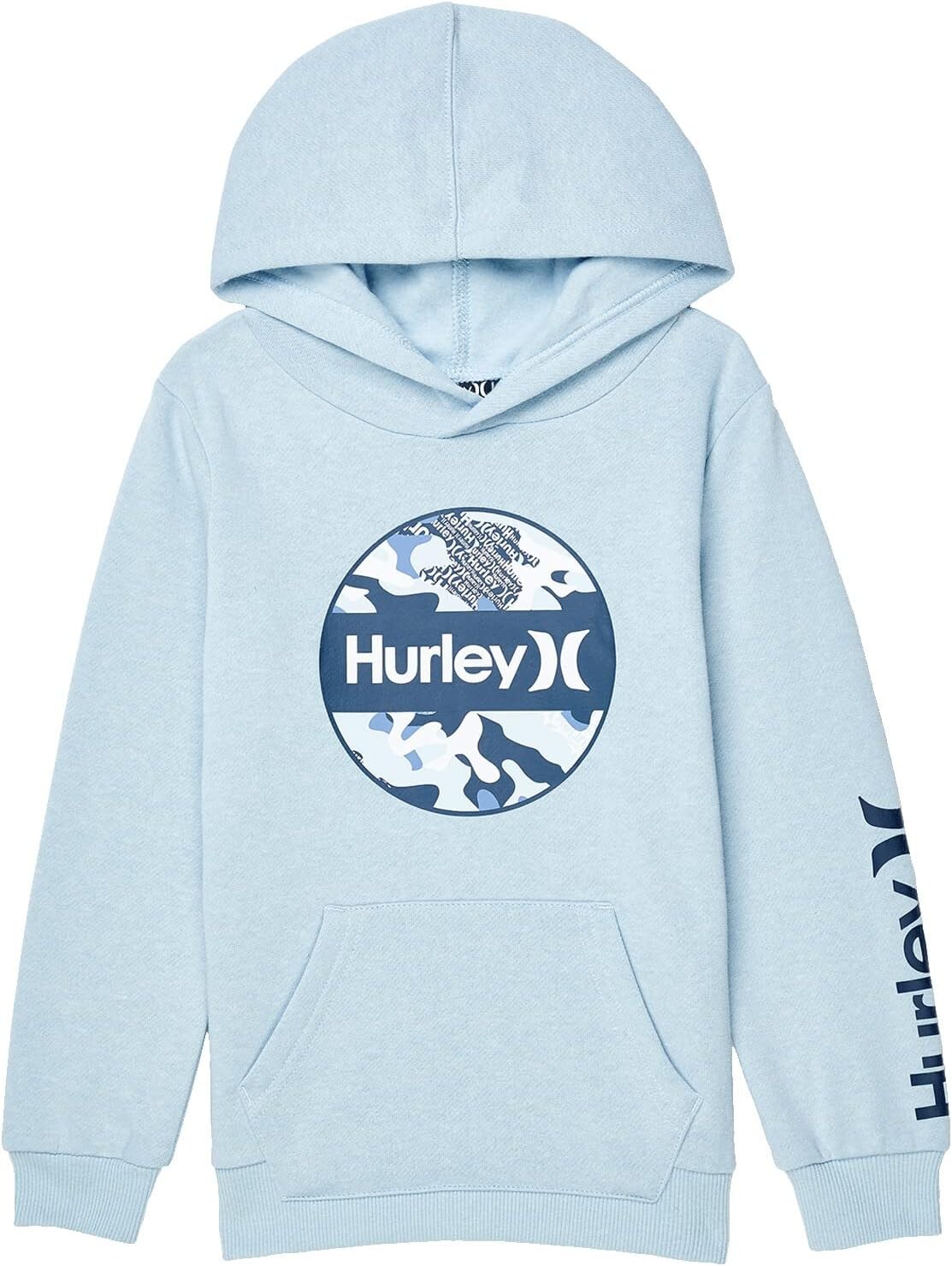 

Худи Hurley Camo Fleece Pullover Hoodie, цвет Crystal Heather