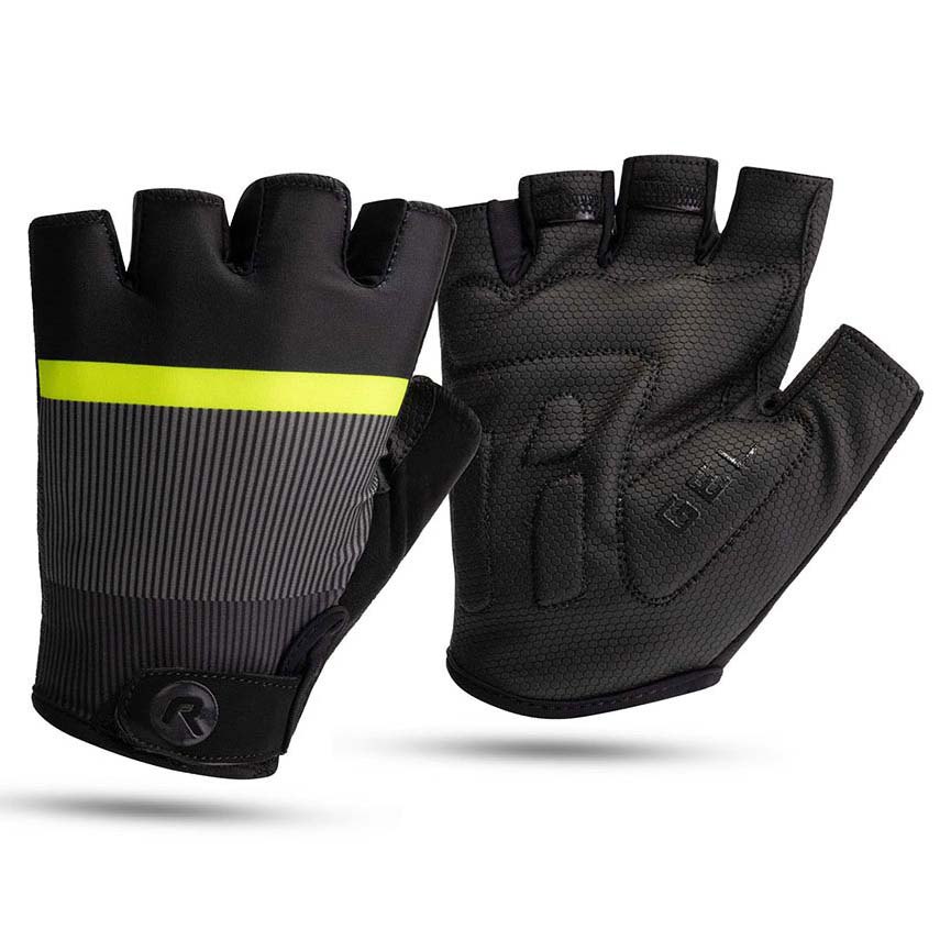 Короткие перчатки Rogelli Hero II Short Gloves, черный