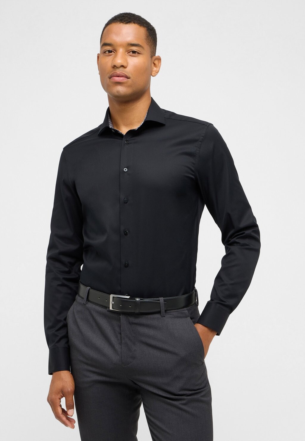 

Рубашка COVER SLIM FIT Eterna, черный