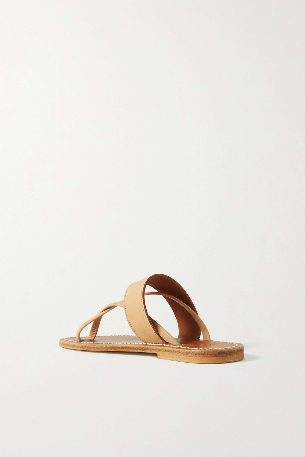

K JACQUES ST TROPEZ + Сандалии NET SUSTAIN Nehru из нубука, бежевый
