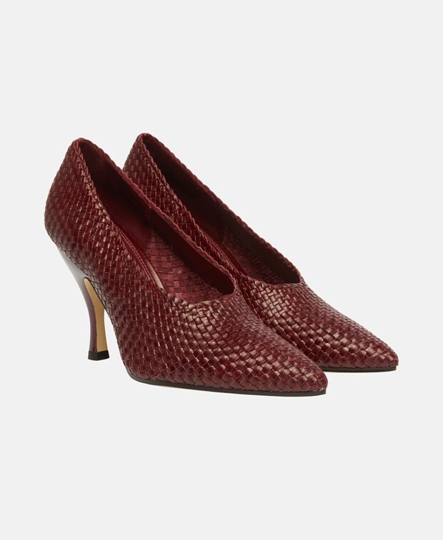 

ТУфли лодочки Tory Burch, темно-красный