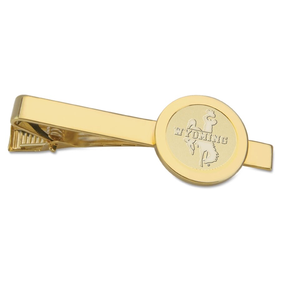 

Галстук Jardine Wyoming Cowboys, золотой