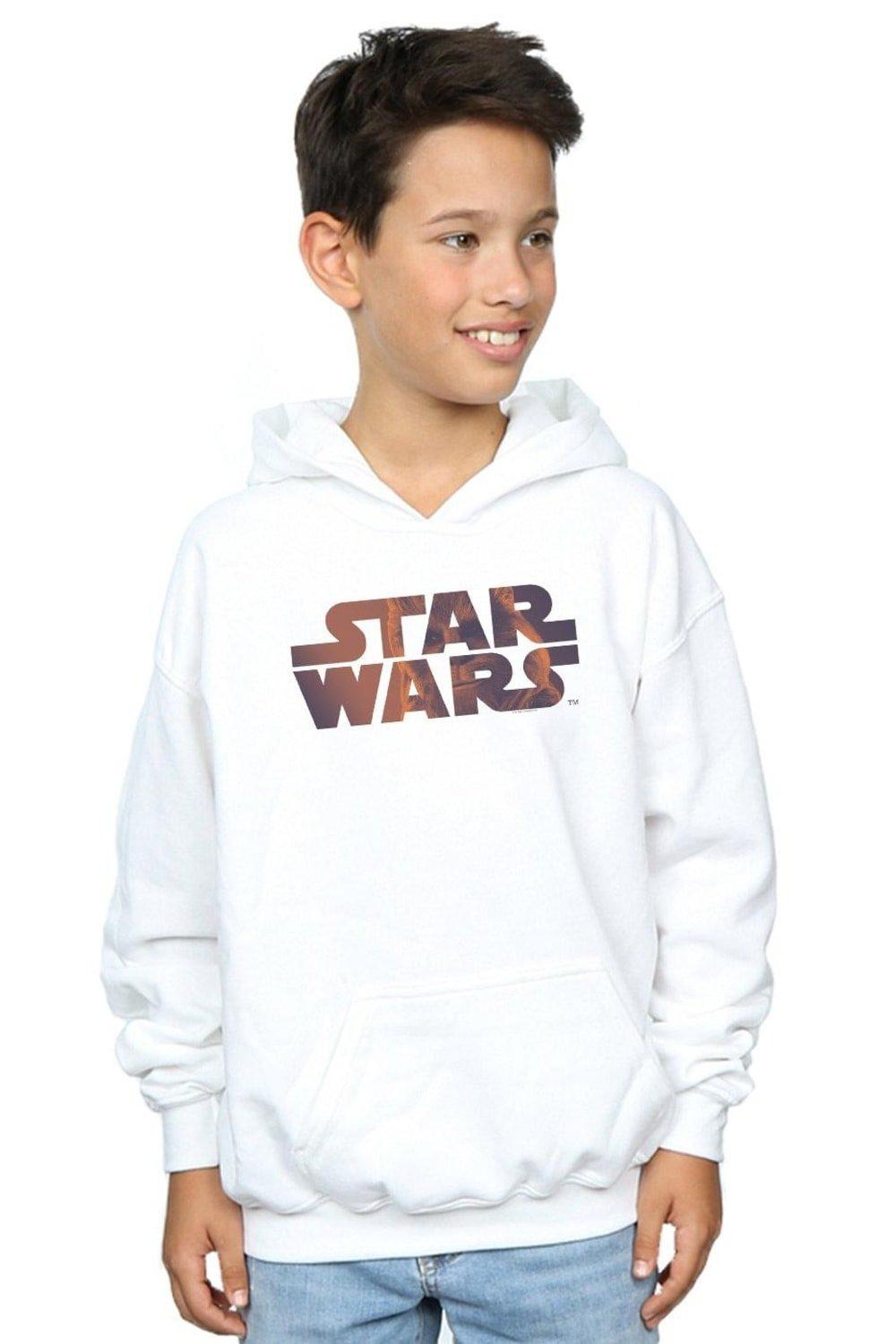 Толстовка с логотипом Chewbacca Star Wars, белый держатель для геймпада exquisite gaming cable guy star wars chewbacca