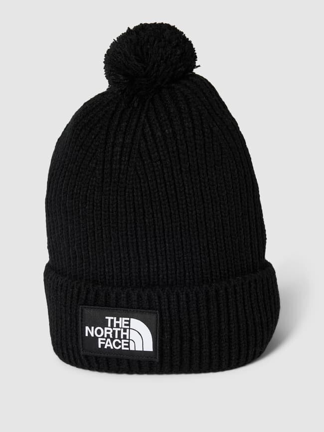 

Вязаная шапка-бини The North Face, черный