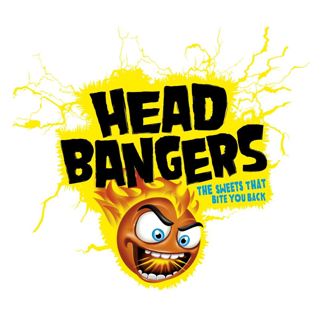 

Батончики Head Bangers Crazy Sour со вкусом яблока и клубники 200г Tri D'Aix