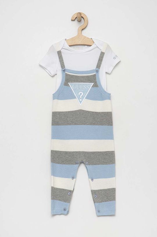 Хлопковый костюм для новорожденных Guess, синий