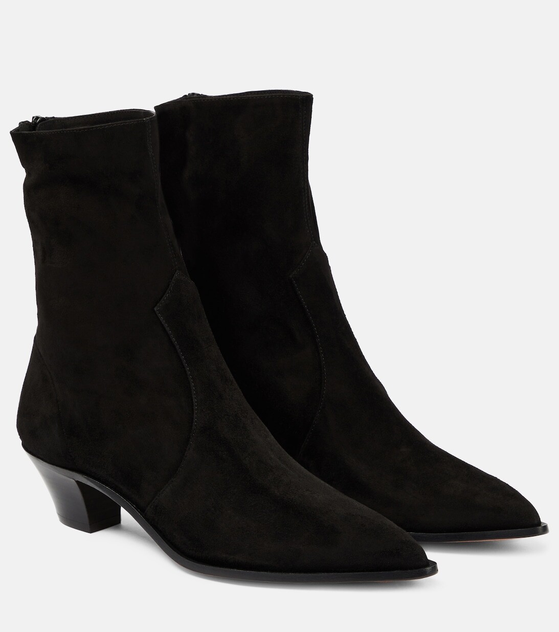 

Замшевые ботильоны Brunswick Aquazzura, черный