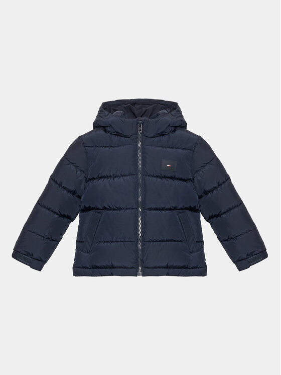 

Пуховик стандартного кроя Tommy Hilfiger, синий