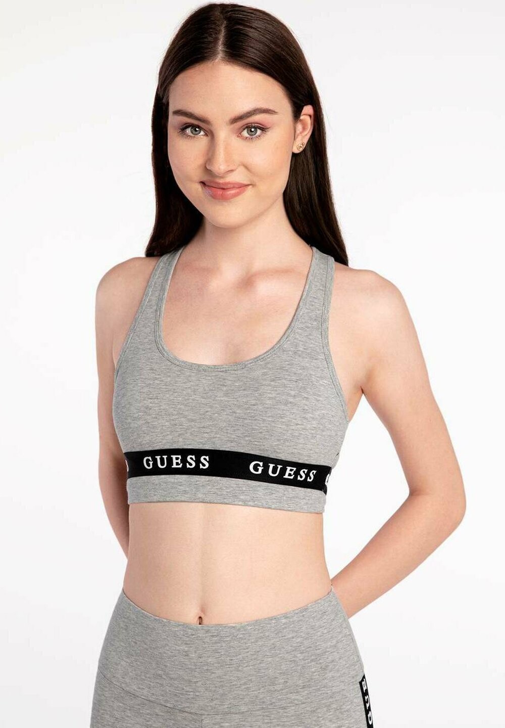 

Спортивный бюстгальтер с высокой поддержкой Guess, серый