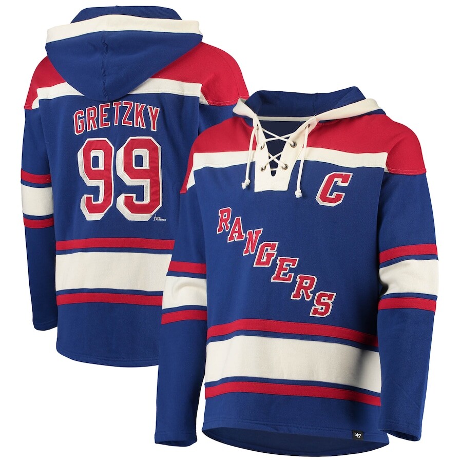 

Пуловер с капюшоном 47 New York Rangers, синий