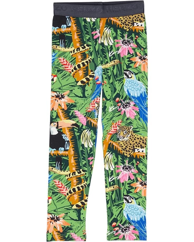 

Брюки Kenzo Jungle Print Leggings, темно-серый